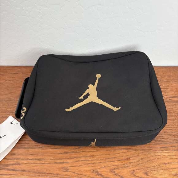 Jordan Other - Nike Jordan Shoebox Bag Black Gold 9B0388-K5X